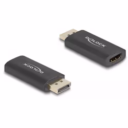 DeLOCK 61055, DisplayPort, HDMI, Noir