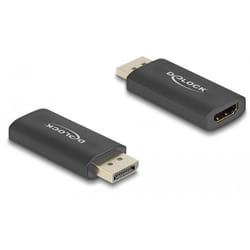 DeLOCK 61055 changeur de genre de câble DisplayPort HDMI Noir