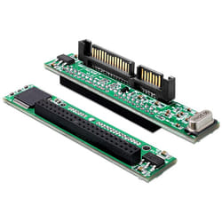 DeLOCK 61987 changeur de genre de câble SATA 22p IDE 44p Noir, Vert