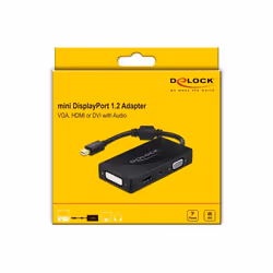 DeLOCK 62073 station d'accueil USB 2.0 Type-B Noir
