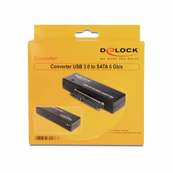 DeLOCK 62486 changeur de genre de câble USB3.0 SATA III Noir