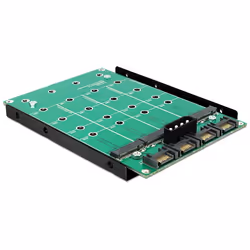 DeLOCK 62554, Noir, Vert, 138 mm, 102 mm, 20 mm, 1 pièce(s), Boîte