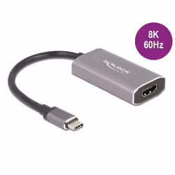 DeLOCK 62632, USB Type-C, Sortie HDMI, 7680 x 4320 pixels