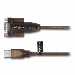 DeLOCK 62645 câble Série Noir 1,5 m USB Type-A DB-9