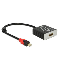 DeLOCK 62735 câble vidéo et adaptateur 0,2 m Mini DisplayPort HDMI Type A (Standard) Noir