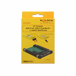 DeLOCK 62853 carte et adaptateur d'interfaces Interne SATA, USB 2.0
