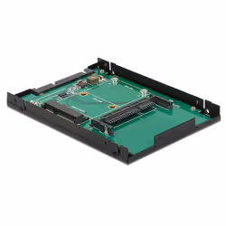 DeLOCK 62862, SATA, CF, mSATA, Noir, Vert, 6 Gbit/s, 70 mm, 100 mm