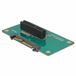 DeLOCK 62863, U.2, PCIe, PCIe 3.0, Noir, Vert, 45 mm, 85 mm