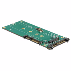 DeLOCK 62864, U.2, M.2, Noir, Vert, 6 Gbit/s, Windows 10 Education, Windows 10 Education x64, Windows 10 Enterprise, Windows  ...