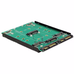 DeLOCK 62946, SATA, M.2, mSATA, Vert, 6 Gbit/s, 102 mm, 132 mm
