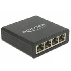 DeLOCK 62966 hub & concentrateur Noir