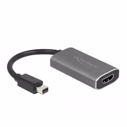 DeLOCK 63200, 0,2 m, Mini DisplayPort, HDMI Type A (Standard), Mâle, Femelle, Droit