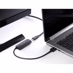 DeLOCK 63251 câble vidéo et adaptateur HDMI Type A (Standard) USB Type-C Noir