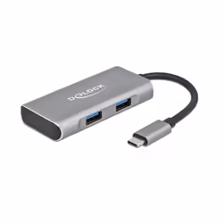 DeLOCK 63260, USB 3.2 Gen 2 (3.1 Gen 2) Type-C, USB 3.2 Gen 2 (3.1 Gen 2) Type-A, USB 3.2 Gen 2 (3.1 Gen 2) Type-C, 10000 Mbi ...