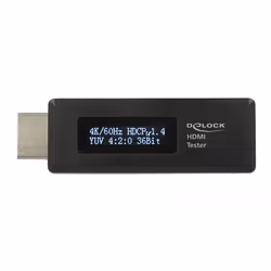 DeLOCK 63327 changeur de genre de câble HDMI-A 19 pin USB Type Micro-B Noir