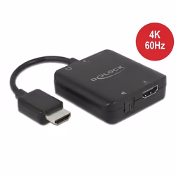 DeLOCK 63333, Micro-USB B, 32/44.1/48/88.2/96 kHz, 2 W, 58 mm, 58 mm, 16 mm