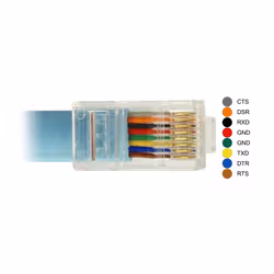 DeLOCK 63341 câble Série Bleu 1 m DB-9