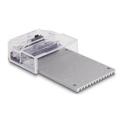 DeLOCK 63368 Station d'accueil de disques de stockage USB 3.2 Gen 2 (3.1 Gen 2) Type-C Noir