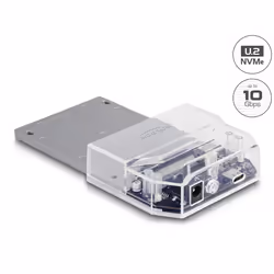 DeLOCK 63368 Station d'accueil de disques de stockage USB 3.2 Gen 2 (3.1 Gen 2) Type-C Noir