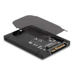 DeLOCK 63379 Boîtier de disques de stockage Enceinte ssd Noir M.2