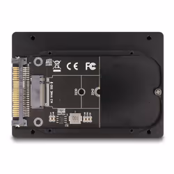 DeLOCK 63379 Boîtier de disques de stockage Enceinte ssd Noir M.2 - Vue supplémentaire 4