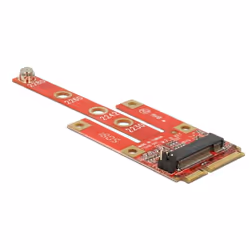 DeLOCK 63384, M.2, Rouge, Taïwan, 30 mm, 93 mm, Boîte