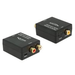 DeLOCK 63477 convertisseur audio Noir