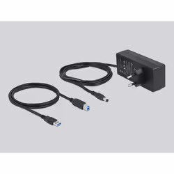 DeLOCK 63738 hub & concentrateur USB 3.2 Gen 1 (3.1 Gen 1) Type-B 5000 Mbit/s Gris