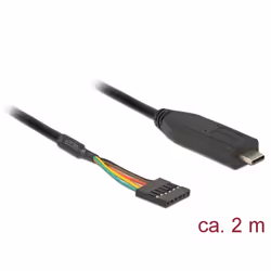 DeLOCK 63913 câble USB 2 m USB C Noir
