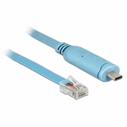 DeLOCK 63914, Bleu, 3 m, USB Type-C, RJ45, Mâle, Mâle