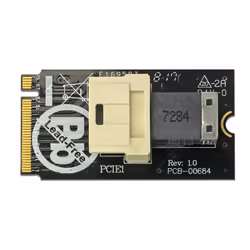 DeLOCK 63918, M.2, Mini-SAS, Noir, Taïwan, 32 Gbit/s, -10 - 85 °C