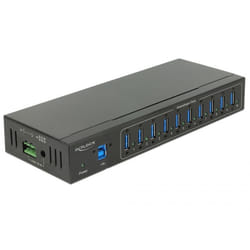 DeLOCK 63919 hub & concentrateur USB 3.2 Gen 1 (3.1 Gen 1) Micro-B 5000 Mbit/s Noir