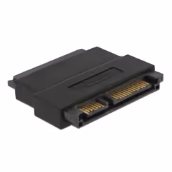 DeLOCK 63945 changeur de genre de câble SATA 22 pin Noir