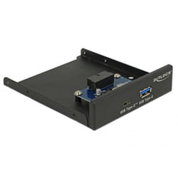 DeLOCK 63962 Obturateur de baie de lecteur 8,89 cm (3.5") ports panneau I/O Noir