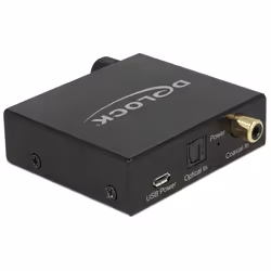 DeLOCK 63972 convertisseur audio Noir