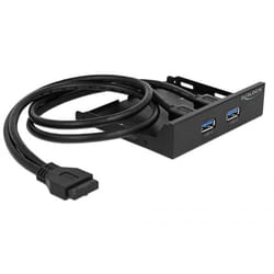 DeLOCK 63994 Obturateur de baie de lecteur Noir