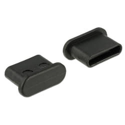 DeLOCK 64014 protection de sécurité pour prise USB Type-C Noir 10 pièce(s)