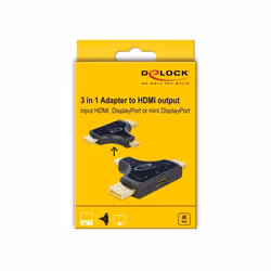 DeLOCK 64059 changeur de genre de câble Noir