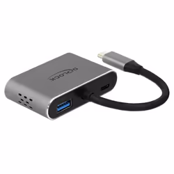 DeLOCK 64074, USB 3.2 Gen 1 (3.1 Gen 1) Type-C, 87 W, Gris, HDMI, USB 3.2 Gen 1 (3.1 Gen 1) Type-A, USB 3.2 Gen 1 (3.1 Gen 1) ...