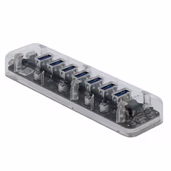 DeLOCK 64088 hub & concentrateur USB 3.2 Gen 1 (3.1 Gen 1) Micro-B 5000 Mbit/s Transparent
