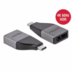 DeLOCK 64120, 3.2 Gen 1 (3.1 Gen 1), USB Type-C, Sortie de DisplayPorts, 3840 x 2160 pixels