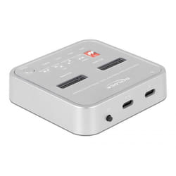 DeLOCK 64138 Station d'accueil de disques de stockage Argent