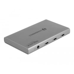DeLOCK 64157 hub & concentrateur Thunderbolt 4 40000 Mbit/s Gris