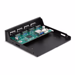 DeLOCK 64166 Obturateur de baie de lecteur 8,89 cm (3.5") ports panneau I/O Noir