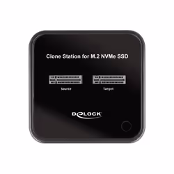 DeLOCK 64177 Station d'accueil de disques de stockage USB 3.2 Gen 2 (3.1 Gen 2) Type-C Noir - Vue supplémentaire 5