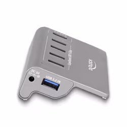 DeLOCK 64182 hub & concentrateur USB 3.2 Gen 2 (3.1 Gen 2) Type-A 10 Mbit/s Gris