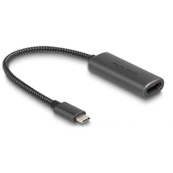 DeLOCK 64229 câble vidéo et adaptateur 0,2 m USB Type-C HDMI Noir