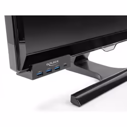 DeLOCK 64284 hub & concentrateur USB 2.0 Type-A 5000 Mbit/s Noir - Vue supplémentaire 4