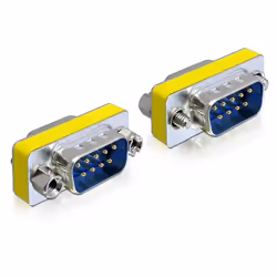 DeLOCK D-sub 9 M/M, DB9, DB9, Argent