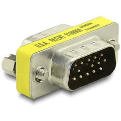 DeLOCK 65010 changeur de genre de câble VGA Argent